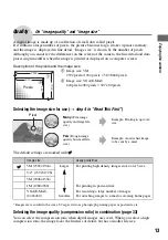 Предварительный просмотр 13 страницы Sony DSC-T7 - Cyber-shot Digital Still Camera User'S Manual / Troubleshooting