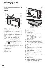 Предварительный просмотр 14 страницы Sony DSC-T7 - Cyber-shot Digital Still Camera User'S Manual / Troubleshooting