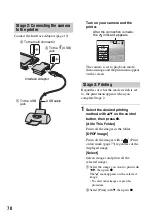 Предварительный просмотр 70 страницы Sony DSC-T7 - Cyber-shot Digital Still Camera User'S Manual / Troubleshooting