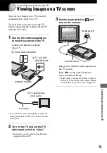 Предварительный просмотр 75 страницы Sony DSC-T7 - Cyber-shot Digital Still Camera User'S Manual / Troubleshooting