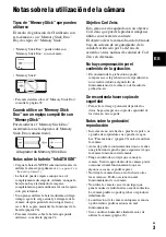 Предварительный просмотр 3 страницы Sony DSC-T7 Fall 2005 Operating Instructions Manual