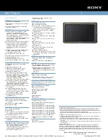 Preview for 2 page of Sony DSC-T700/N Cyber-shot® Specifications