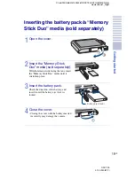 Предварительный просмотр 15 страницы Sony DSC T90 - Cyber-shot Digital Camera Instruction Manual