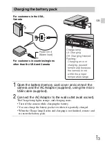 Предварительный просмотр 13 страницы Sony DSC-TX30 Instruction & Operation Manual