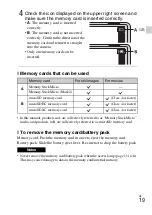 Предварительный просмотр 19 страницы Sony DSC-TX30 Instruction & Operation Manual