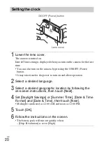 Предварительный просмотр 20 страницы Sony DSC-TX30 Instruction & Operation Manual