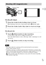 Предварительный просмотр 17 страницы Sony DSC-TX66 Instruction Manual