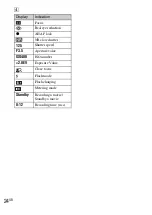 Preview for 24 page of Sony DSC-TX7 - Cyber-shot Digital Still Camera Instruction Manual