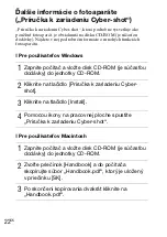 Preview for 310 page of Sony DSC-TX7 - Cyber-shot Digital Still Camera Instruction Manual