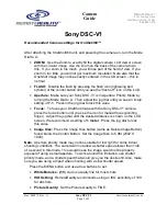 Sony DSC-V1 Operating Instructions (English) Camera Manual preview