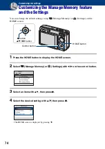 Предварительный просмотр 74 страницы Sony DSC-W150/B Handbook