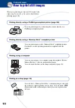 Предварительный просмотр 108 страницы Sony DSC-W150/B Handbook