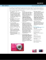 Preview for 1 page of Sony DSC-W230/R Specifications