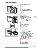 Предварительный просмотр 11 страницы Sony DSC-W310 Instruction Manual