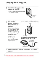 Предварительный просмотр 12 страницы Sony DSC-W310 Instruction Manual