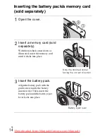 Предварительный просмотр 14 страницы Sony DSC-W310 Instruction Manual