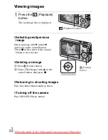 Предварительный просмотр 20 страницы Sony DSC-W310 Instruction Manual