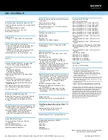 Preview for 2 page of Sony DSC-W310BDL/B Specifications