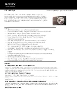 Preview for 1 page of Sony DSC-W510/B Specifications