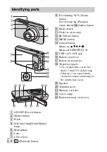 Предварительный просмотр 8 страницы Sony DSC-W610 Instruction Manual