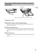 Предварительный просмотр 11 страницы Sony DSC-W610 Instruction Manual