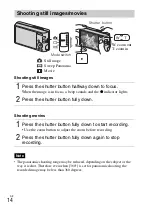 Предварительный просмотр 14 страницы Sony DSC-W610 Instruction Manual