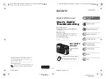 Preview for 1 page of Sony DSC-W7/B User'S Manual / Troubleshooting