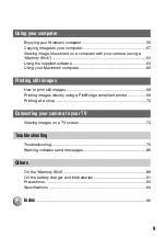 Предварительный просмотр 9 страницы Sony DSC-W7/B User'S Manual / Troubleshooting