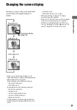 Предварительный просмотр 21 страницы Sony DSC-W7/B User'S Manual / Troubleshooting