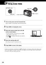 Предварительный просмотр 28 страницы Sony DSC-W7/B User'S Manual / Troubleshooting