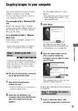 Предварительный просмотр 57 страницы Sony DSC-W7/B User'S Manual / Troubleshooting