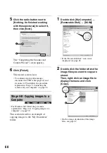 Предварительный просмотр 60 страницы Sony DSC-W7/B User'S Manual / Troubleshooting