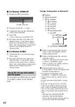 Предварительный просмотр 62 страницы Sony DSC-W7/B User'S Manual / Troubleshooting