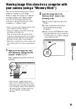 Предварительный просмотр 63 страницы Sony DSC-W7/B User'S Manual / Troubleshooting