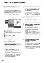 Предварительный просмотр 64 страницы Sony DSC-W7/B User'S Manual / Troubleshooting