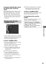 Предварительный просмотр 67 страницы Sony DSC-W7/B User'S Manual / Troubleshooting