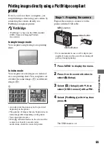 Предварительный просмотр 69 страницы Sony DSC-W7/B User'S Manual / Troubleshooting