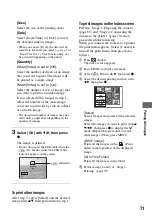 Предварительный просмотр 71 страницы Sony DSC-W7/B User'S Manual / Troubleshooting