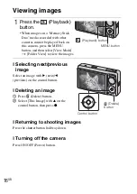 Предварительный просмотр 16 страницы Sony DSC WX1 - Cyber-shot Digital Camera Instruction Manual