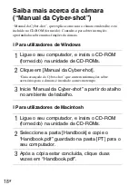 Предварительный просмотр 114 страницы Sony DSC WX1 - Cyber-shot Digital Camera Instruction Manual