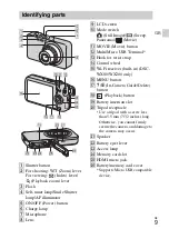 Предварительный просмотр 9 страницы Sony DSC-WX200 Instruction & Operation Manual