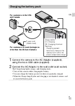 Предварительный просмотр 11 страницы Sony DSC-WX200 Instruction & Operation Manual