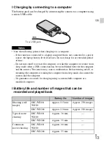 Предварительный просмотр 13 страницы Sony DSC-WX200 Instruction & Operation Manual