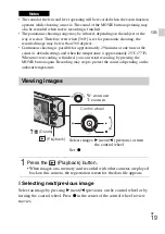 Предварительный просмотр 19 страницы Sony DSC-WX200 Instruction & Operation Manual