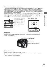 Предварительный просмотр 39 страницы Sony DSLR-A100K - alpha; Digital Single Lens Reflex Camera Operating Instructions Manual