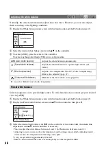 Предварительный просмотр 46 страницы Sony DSLR-A100K - alpha; Digital Single Lens Reflex Camera Operating Instructions Manual