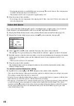 Предварительный просмотр 48 страницы Sony DSLR-A100K - alpha; Digital Single Lens Reflex Camera Operating Instructions Manual