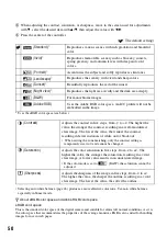 Предварительный просмотр 50 страницы Sony DSLR-A100K - alpha; Digital Single Lens Reflex Camera Operating Instructions Manual