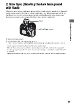 Предварительный просмотр 69 страницы Sony DSLR-A100K - alpha; Digital Single Lens Reflex Camera Operating Instructions Manual