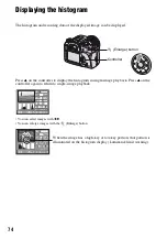 Предварительный просмотр 74 страницы Sony DSLR-A100K - alpha; Digital Single Lens Reflex Camera Operating Instructions Manual